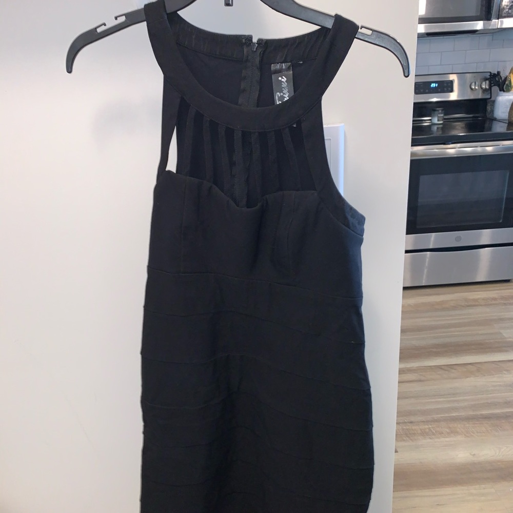 Fitted Black Cocktail Dress